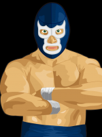 Wrestling Champ Luchador Master Diablo WILL PIN YOU 1 2 3